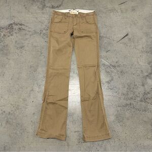 Women’s Hollister Y2K Vintage Tan Low Rise flare pants 3L